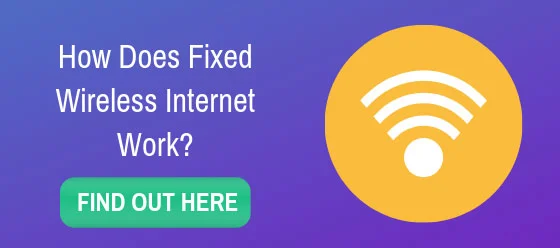 how does fixed wireless internet work