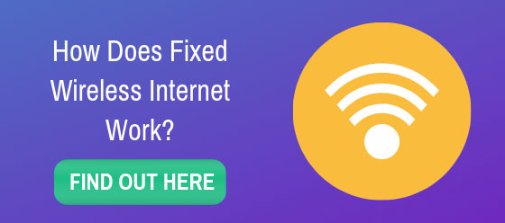 how does fixed wireless internet work