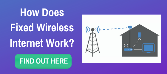 how does fixed wireless internet work