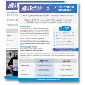 Upward vs. Other Providers